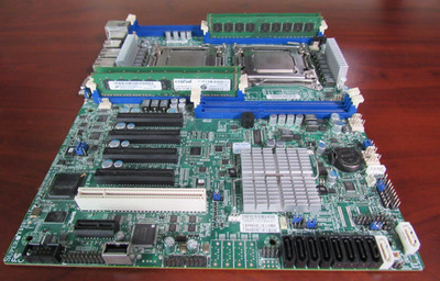 Supermicro X9DRL-iF motherboard, dual Intel Xeon E5-2650 CPUs, 32GB ECC RAM