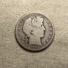 1898-s Barber Half.  "L-TY" of LIBERTY Visible.  VG TL