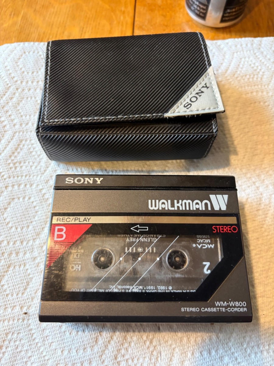 Sony WM-W800 Walkman Cassette Recorder - Black for sale online | eBay