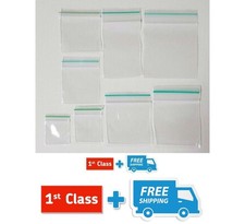 GRIP SEAL BAGS Selbstwiederverschlie&szlig;bar Klar Polyethylen Poly Kunststoff Rei&szlig;verschluss Alle Gr&ouml;&szlig;en