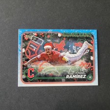 2024 Topps Holiday - Holiday Variation Jose Ramirez #H148