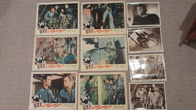 It the Terror From Beyond Space ORIGINAL lobby cards 8 7 2 3 5 6 +10 Stills LOT!