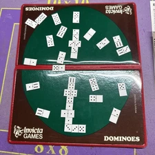 VINTAGE Invicta Games Passport Dominoes Compact Travel Game With Original Box