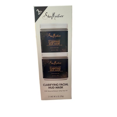 Shea Moisture Clarifying Facial Mud Mask w/Tamarind Extract&Tea Tree Oil 6 fl oz