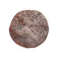 1582-83 Queen Elizabeth I .925 Silver Hammered Half Groat