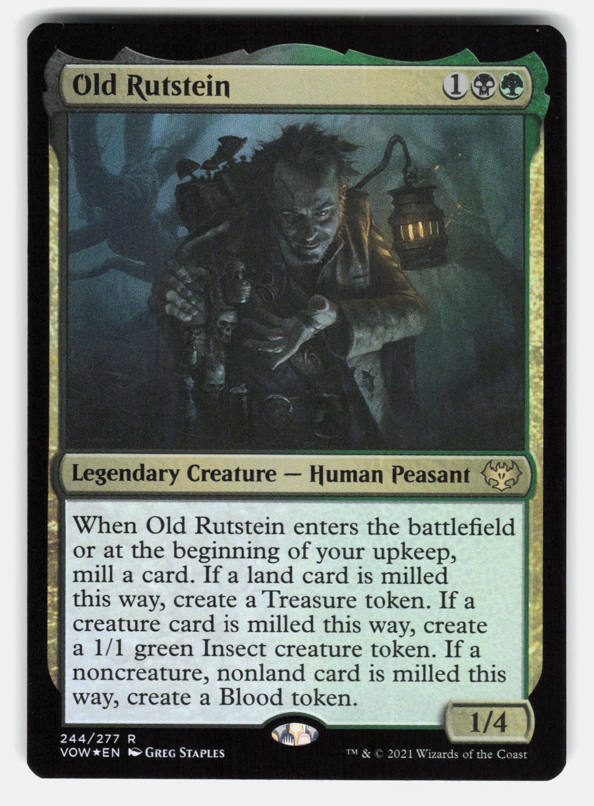 OLD RUTSTEIN FOIL - Magic: The Gathering - STAPLES LP