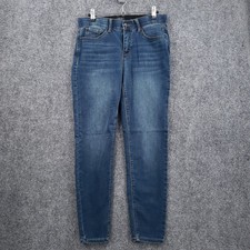 CURVE Appeal Skinny Jeans Womens 8/29 Blue Medium Wash Stretch Denim