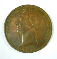 1858 Australian 1 Penny Professor Holloway s Pills & Ointment London