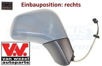 VAN Wezel 3815826 AußEnspiegel Rechts Spiegel AußEn FüR Opel