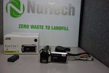 JVC Everio GZ-MS120BU Video Camera Camcorder w/ Cables  AC ADAPTER  BATTERY