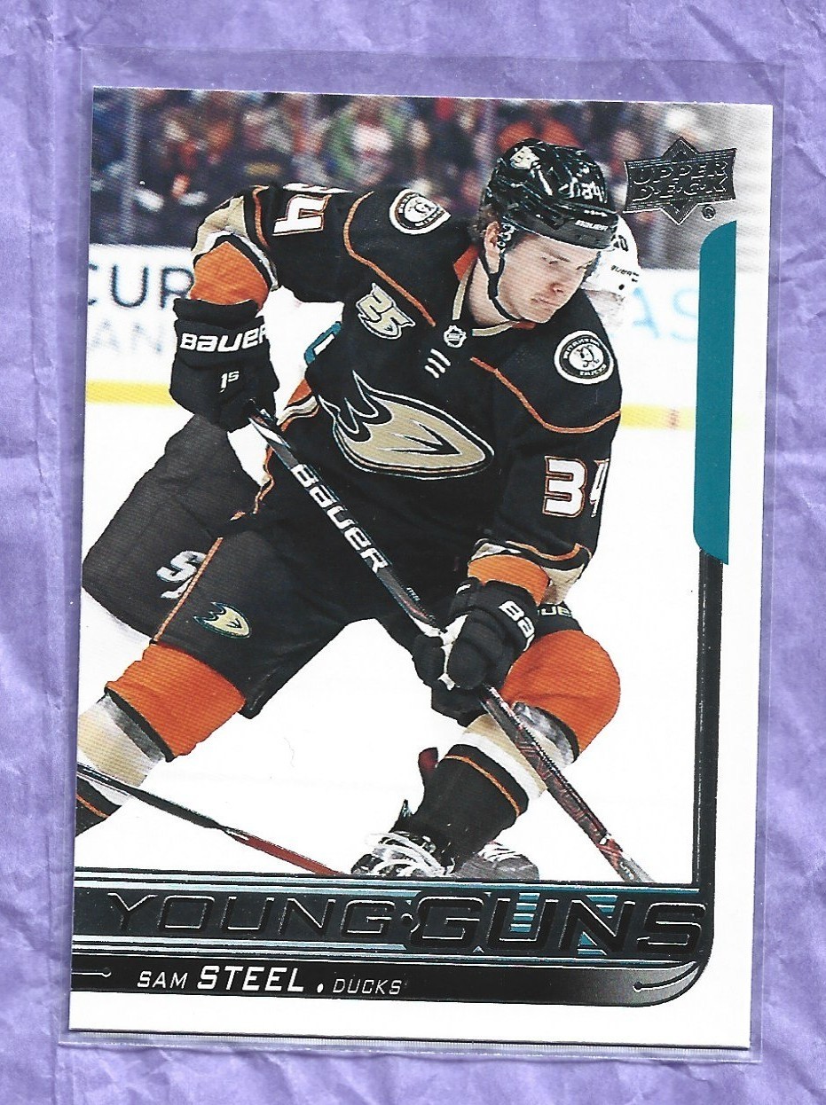 Sam Steel Anaheim / Dallas Stars 2018-19 Upper Deck Young Guns # 487
