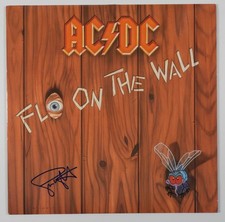 AC/DC Simon Wright JSA Signed Autograph Album Record Vinyl Fly On The Wall