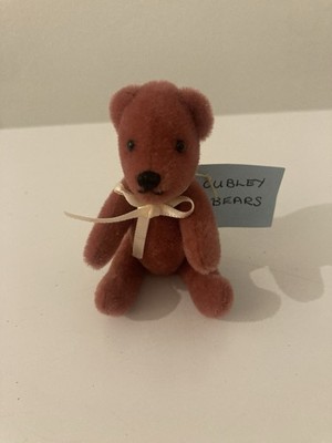 Cubley Bears Handmade Miniatur Teddy by Pauline Johnson Derby Bear Collection 3