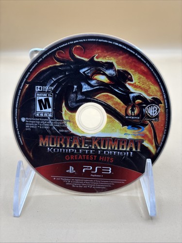 Mortal Kombat Komplete Edition Greatest Hits PlayStation 3 PS3 - Game Disc Only - Picture 2 of 4
