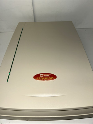Mustek 1200 III SP Flatbed Scanner
