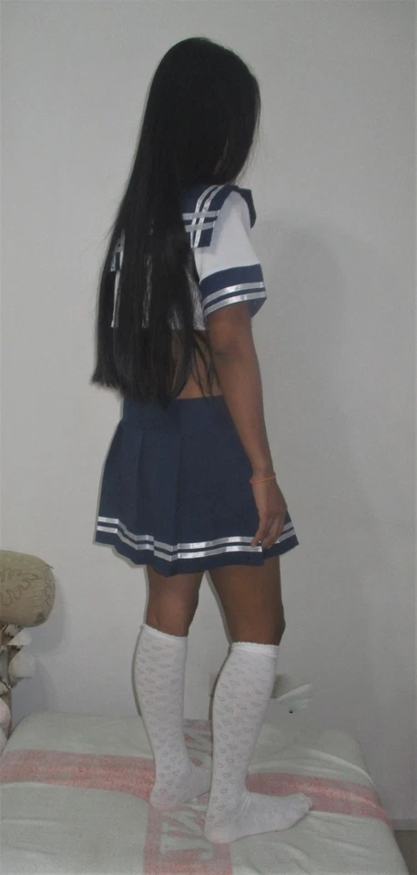 SCHOOL UNIFORM  BLOUSE and Skirt  FANCY DRESS / COSPLAY - Image 2 of 4