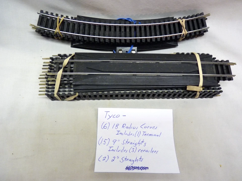 HUGE HO Brass Steel Track Lot - 40 Curve 57 Straight - Atlas Snap Tyco FAST SHIP - Image 3 of 4