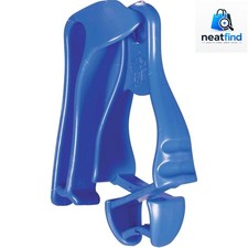 Compact Blue Glove Clip Holder with Strong Gr...