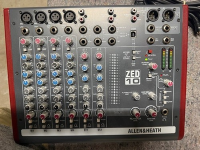 #ad Allen amp; Heath ZED 10 Multi purp Mixer for Live Sound amp; Recording Excel. Cond. $189.95