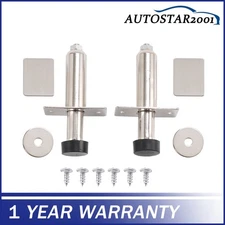 New 2PCS Stainless Chrome Door Poppers Trunk Popper Rat Street Hot Rod 