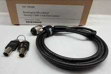 NEW 6ft Kensington MicroSaver Security Cable Lock From Lenovo w/ Key 73P2582