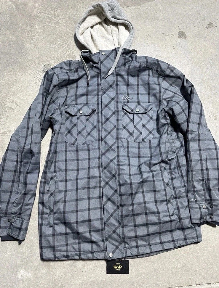 Nike Bellevue 6.0 Snowboard Winter Jacket Men's Size S Flannel