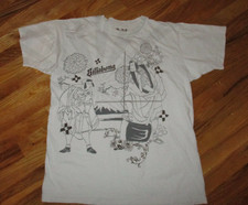 Men's Billabong White Samuri Warriors Axe T-Shirt Size Large Made in USA RARE