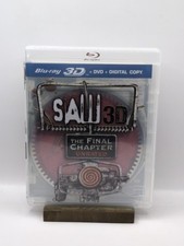 Saw: The Final Chapter Unrated Blu-ray 3D DVD Combo Pack Rare OOP FAST SHIP