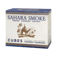 Sahara Smoke Coconut Charcoal Natural Cubes - 36CT BOX