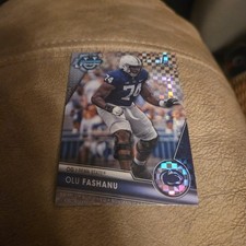 2023 Bowman University Chrome OLU FASHANU X-Fractor Refractor #122 1st Rookie 