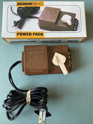 Bachmann HO N Scale Hobby Model Train AC/DC 6607 120V 50/60HZ Power Pack W Box
