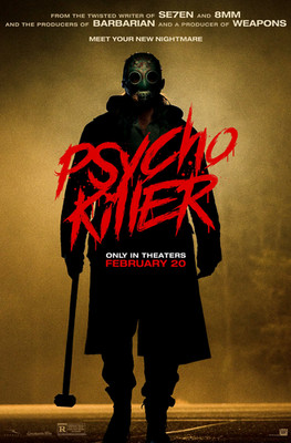 Psycho Killer 11'' x 16.5'' Movie Poster James Preston Rogers Malcolm McDowell 