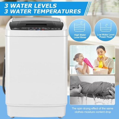 #ad #ad 17.8Lb Portable Washing Machine 2.4 Cu.ft Laundry Washer for Home Apartment RVs $222.09