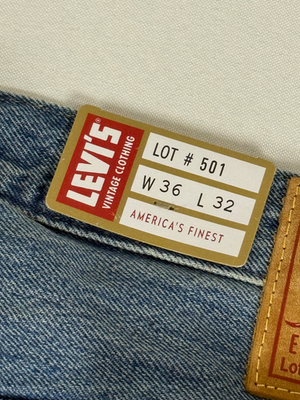 LEVIS VINTAGE CLOTHING LVC 1954 501XX IN DREAMS 36X32 NWT JAPAN
