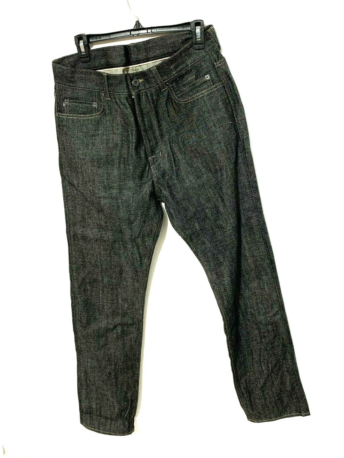 Rick Owens Detroit Cut Raw Drkshdw Dark Wash Denim Size 34