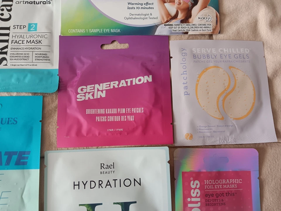 Lote de mascarilla facial gel pachtología Bliss Rael Beauty Megrhythm Artnaturals Foto 3 de 4