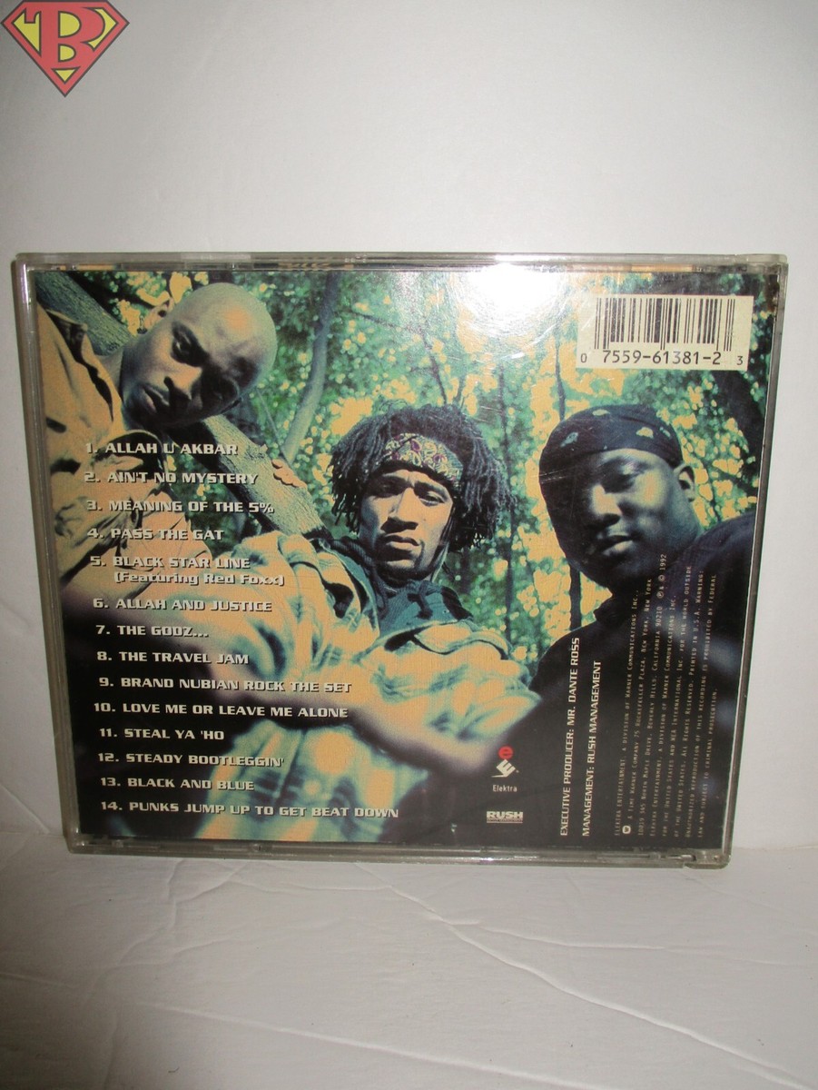 Brand Nubian In God We Trust CD 1992 Sadat X Diamond D Hip Brand Nubian In God We Trust CD 1992 Sadat X Diamond D Hip