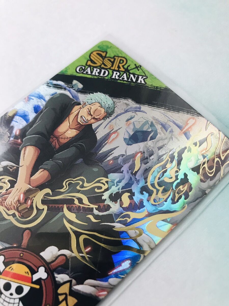 Zoro gets Enma One Piece Anime Manga SSR Rare Mint Holo Foil Trading Card  CCG TC