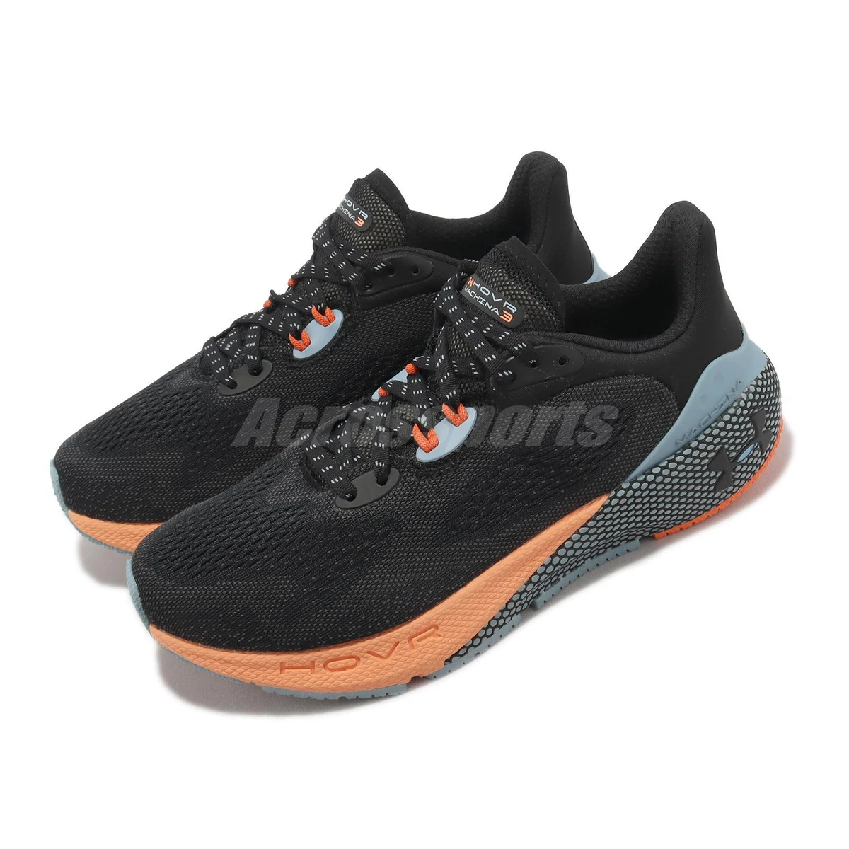 Under armour orange and black shoes cheap