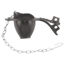 Universal 2 In. Toilet Flapper With Stainless Steel Chain