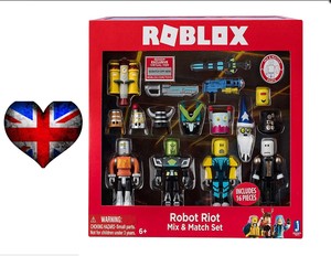 Details About Roblox Robot Riot Anime Figurines Roblox Game Characters Figure Toys Children -