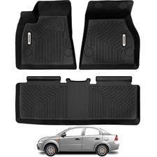 OEDRO Floor Mats For 2014-2020 Tesla Model S TPE All Weather Full Set Liners