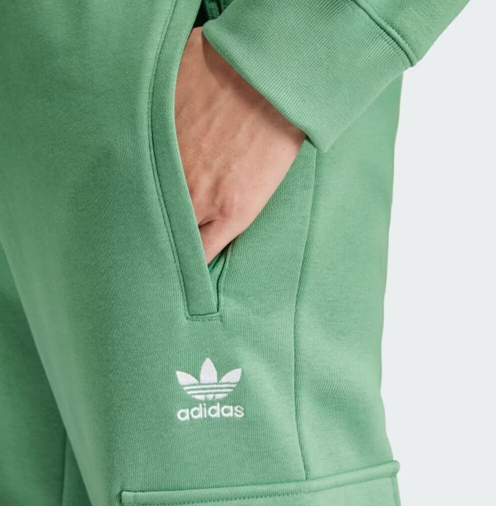 NEW MEN'S ADIDAS ORIGINALS TREFOIL ESSENTIALS CARGO PANTS ~ SIZE