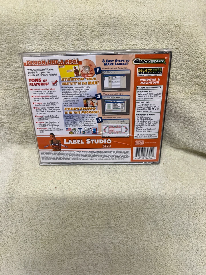 QuickStart Label Studio Pro PC Windows XP / Me/2000/98 Mac - Image 2 of 2