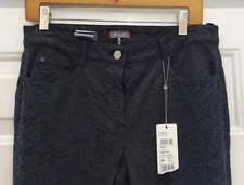 BASLER PORTMIAMI 1 JEANSHOSEN JULIENNE WOMEN'S PRINTED SKINNY PANTS SIZE 40 NWT