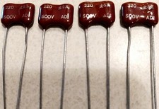 4 PCS VARIOUS Silver Mica Capacitors YOU CHOOSE THE VALUE  #5 LOT
