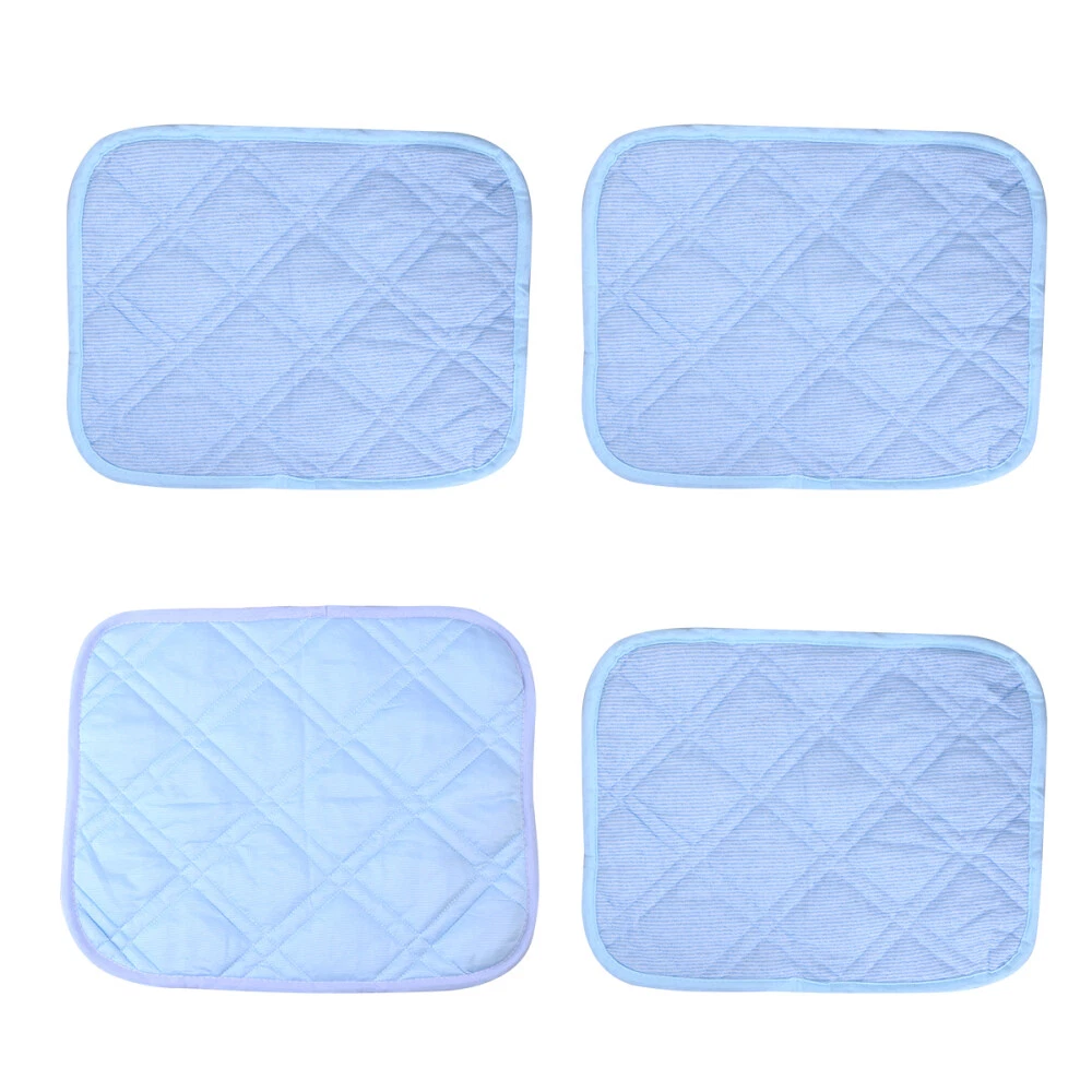 4 Pcs Pet Cooling Blanket Mat Sleep Pad Thermal Large Washable