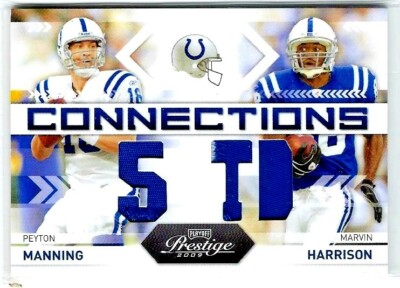 PEYTON MANNING JERSEY CONNECTIONS PRESTIGE #25/25 2COLOR PATCH HARRISON