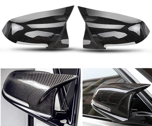 Carbon Fiber Side Mirror Cover Cap Replacement BMW F20 F21 F22 F23 F30 F32