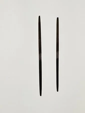Double end three square taper hand file 6'' 2pc